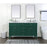 Elegant Kitchen/Bath Park Avenue 60" Double Bathroom Vanity, Green