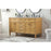 Elegant Park Avenue 60" Double Bathroom Vanity, Natural Wood