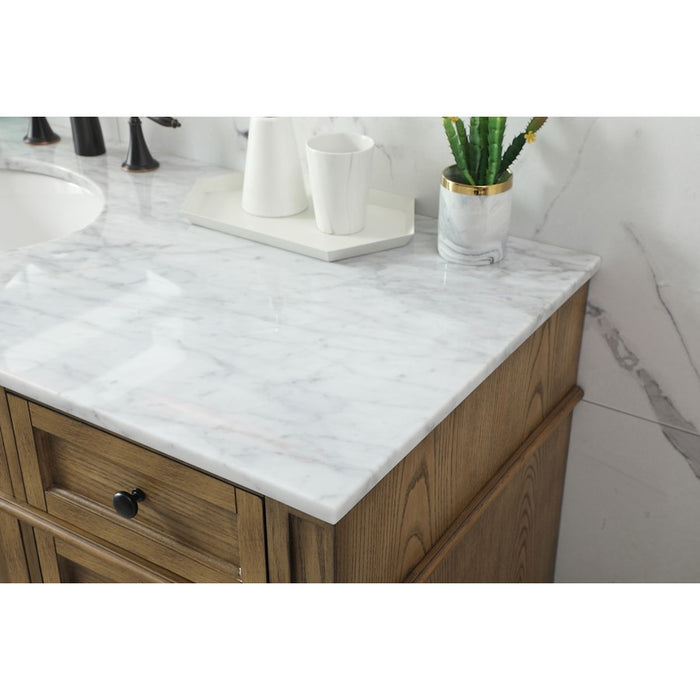 Elegant Park Avenue 60" Single Bathroom Vanity, Driftwood