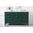 Elegant Kitchen/Bath Park Avenue 60" Single Bathroom Vanity, Green