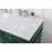 Elegant Kitchen/Bath Park Avenue 60" Single Bathroom Vanity, Green