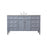 Elegant Kitchen/Bath Park Avenue 60" Single Bathroom Vanity, Grey - VF12560GR