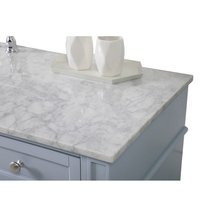 Elegant Kitchen/Bath Park Avenue 60" Single Bathroom Vanity, Grey