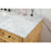 Elegant Park Avenue 60" Single Bathroom Vanity, Natural Wood