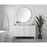 Elegant Kitchen/Bath Park Avenue 60" Single Bathroom Vanity, White