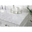 Elegant Kitchen/Bath Park Avenue 60" Single Bathroom Vanity, White