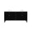 Elegant Kitchen/Bath Park Avenue 72" Double Bathroom Vanity, Black - VF12572DBK