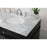 Elegant Kitchen/Bath Park Avenue 72" Double Bathroom Vanity, Black