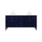 Elegant Kitchen/Bath Park Avenue 72" Double Bathroom Vanity, Blue - VF12572DBL