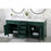 Elegant Kitchen/Bath Park Avenue 72" Double Bathroom Vanity, Green