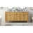 Elegant Park Avenue 72" Double Bathroom Vanity, Natural Wood