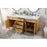 Elegant Park Avenue 72" Double Bathroom Vanity, Natural Wood
