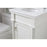 Elegant Lexington 18" Single Vanity, Antique White/Ivory Marble