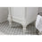 Elegant Lexington 18" Single Vanity, Antique White/Ivory Marble