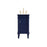 Elegant Kitchen/Bath Lexington 18.5" Single Bathroom Vanity, Blue - VF13018BL