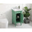Elegant Lexington 18.5" Single Vanity, Vintage Mint/Ivory Marble