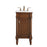 Elegant Lexington 18" Single Vanity, Walnut/Ivory Marble - VF13018WT-VW