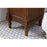 Elegant Lexington 18" Single Vanity, Walnut/Ivory Marble