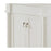 Elegant Lexington 24" Single Vanity, Antique White/Ivory Marble