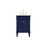 Elegant Kitchen/Bath Lexington 24" Single Bathroom Vanity, Blue - VF13024BL