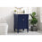 Elegant Kitchen/Bath Lexington 24" Single Bathroom Vanity, Blue