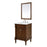 Elegant Lexington 24" Single Vanity, Walnut/Ivory Marble - VF13024WT-VW