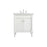 Elegant Decor Lexington 30" Single Vanity, AWH/Ivory Marble - VF13030AW-VW