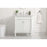 Elegant Decor Lexington 30" Single Vanity, AWH/Ivory Marble