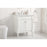 Elegant Decor Lexington 30" Single Vanity, AWH/Ivory Marble