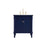 Elegant Kitchen/Bath Lexington 30" Single Bathroom Vanity, Blue - VF13030BL
