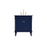 Elegant Decor Lexington 30" Single Vanity, Blue/Ivory Marble - VF13030BL-VW