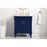 Elegant Decor Lexington 30" Single Vanity, Blue/Ivory Marble