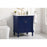 Elegant Decor Lexington 30" Single Vanity, Blue/Ivory Marble