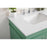 Elegant Decor Lexington 30" Single Vanity,Mint/Ivory Marble