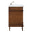 Elegant Decor Lexington 30" Single Vanity, Walnut/Ivory Marble