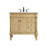 Elegant Lexington 36" Single Vanity, Antique Beige/Ivory Marble - VF13036AB-VW