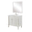 Elegant Lexington 36" Single Vanity, Antique White/Ivory Marble - VF13036AW-VW