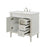 Elegant Lexington 36" Single Vanity, Antique White/Ivory Marble
