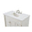 Elegant Lexington 36" Single Vanity, Antique White/Ivory Marble