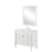 Elegant Lexington 42" Single Vanity, Antique White/Ivory Marble - VF13042AW-VW