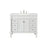 Elegant Lexington 42" Single Vanity, Antique White/Ivory Marble