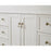 Elegant Lexington 42" Single Vanity, Antique White/Ivory Marble