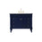 Elegant Kitchen/Bath Lexington 42" Single Bathroom Vanity, Blue - VF13042BL