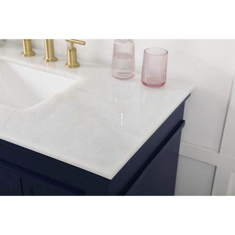 Elegant Kitchen/Bath Lexington 42" Single Bathroom Vanity, Blue