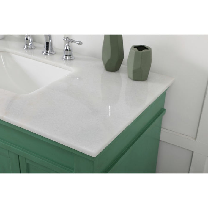 Elegant Lexington 42" Single Bathroom Vanity, Vintage Mint