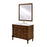 Elegant Lexington 42" Single Vanity, Walnut/Ivory Marble - VF13042WT-VW