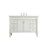 Elegant Lexington 48" Single Vanity, Antique White/Ivory Marble - VF13048AW-VW