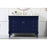 Elegant Kitchen/Bath Lexington 48" Single Bathroom Vanity, Blue