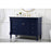 Elegant Kitchen/Bath Lexington 48" Single Bathroom Vanity, Blue