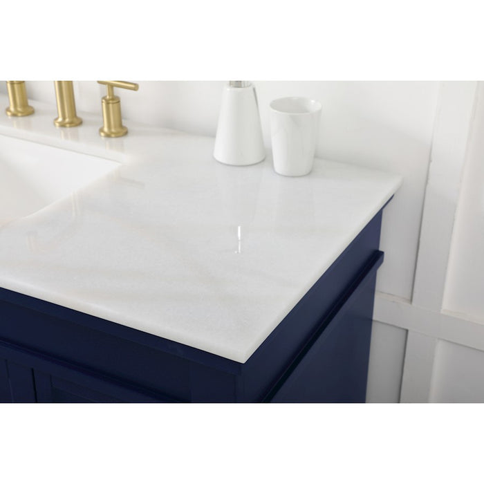 Elegant Kitchen/Bath Lexington 48" Single Bathroom Vanity, Blue